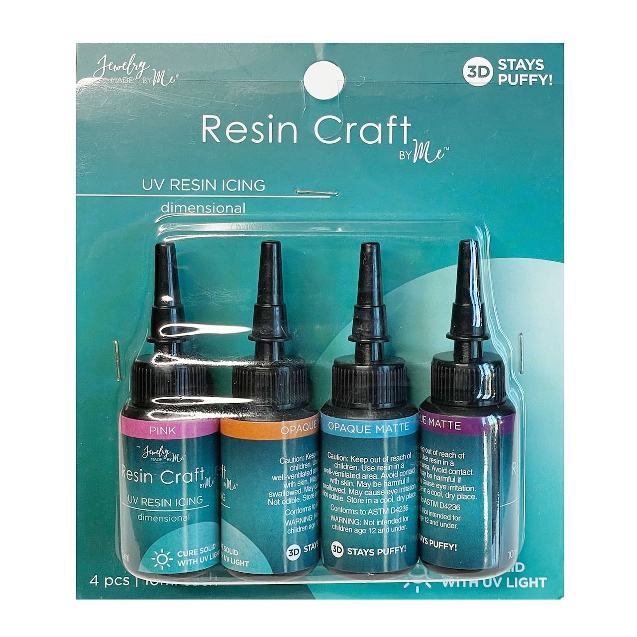 Jewelry Made By Me® Resin Craft By Me™ UV Resin Icing, 4ct.